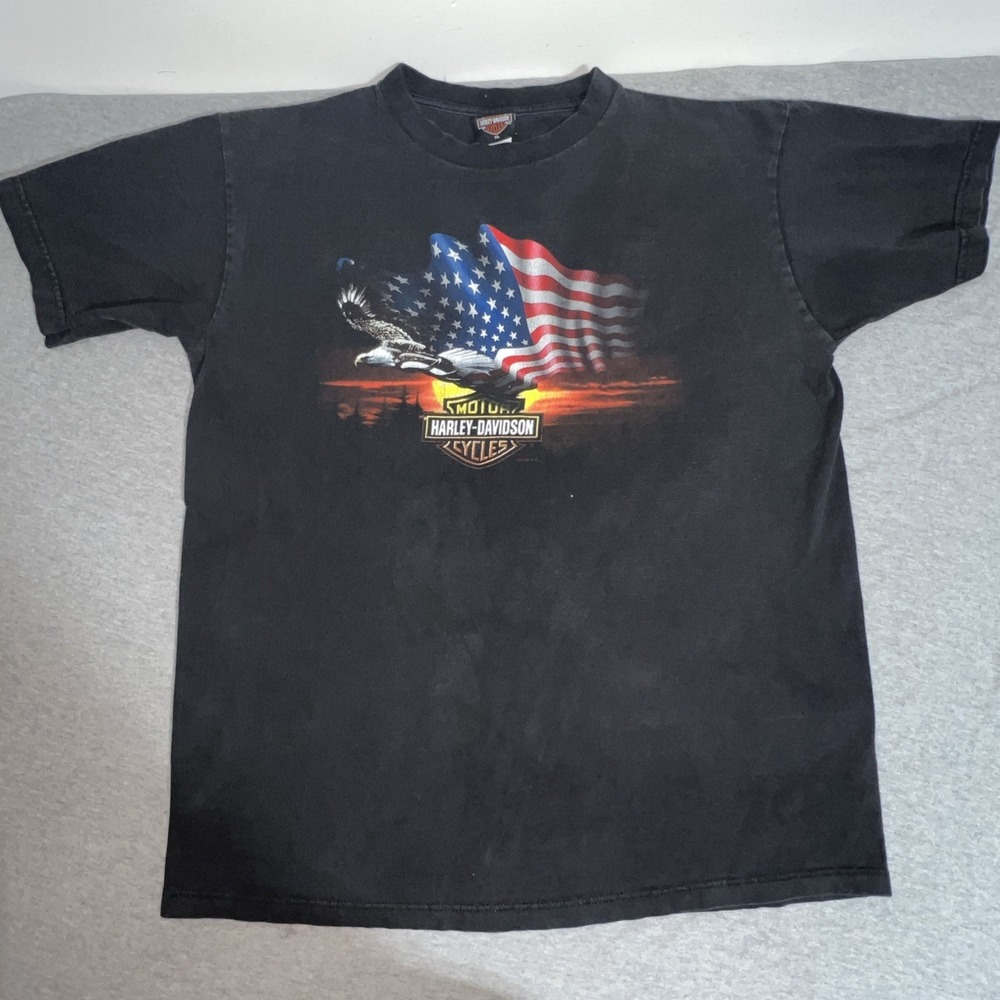 Vintage Harley Davidson Shirt XL 2002 Harley Davidson Of Elkridge,MD Motorcycle - Picture 3 of 8